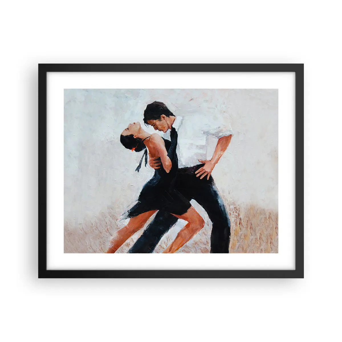 Póster en marco negro - El tango de mis sueños - 50x40 cm