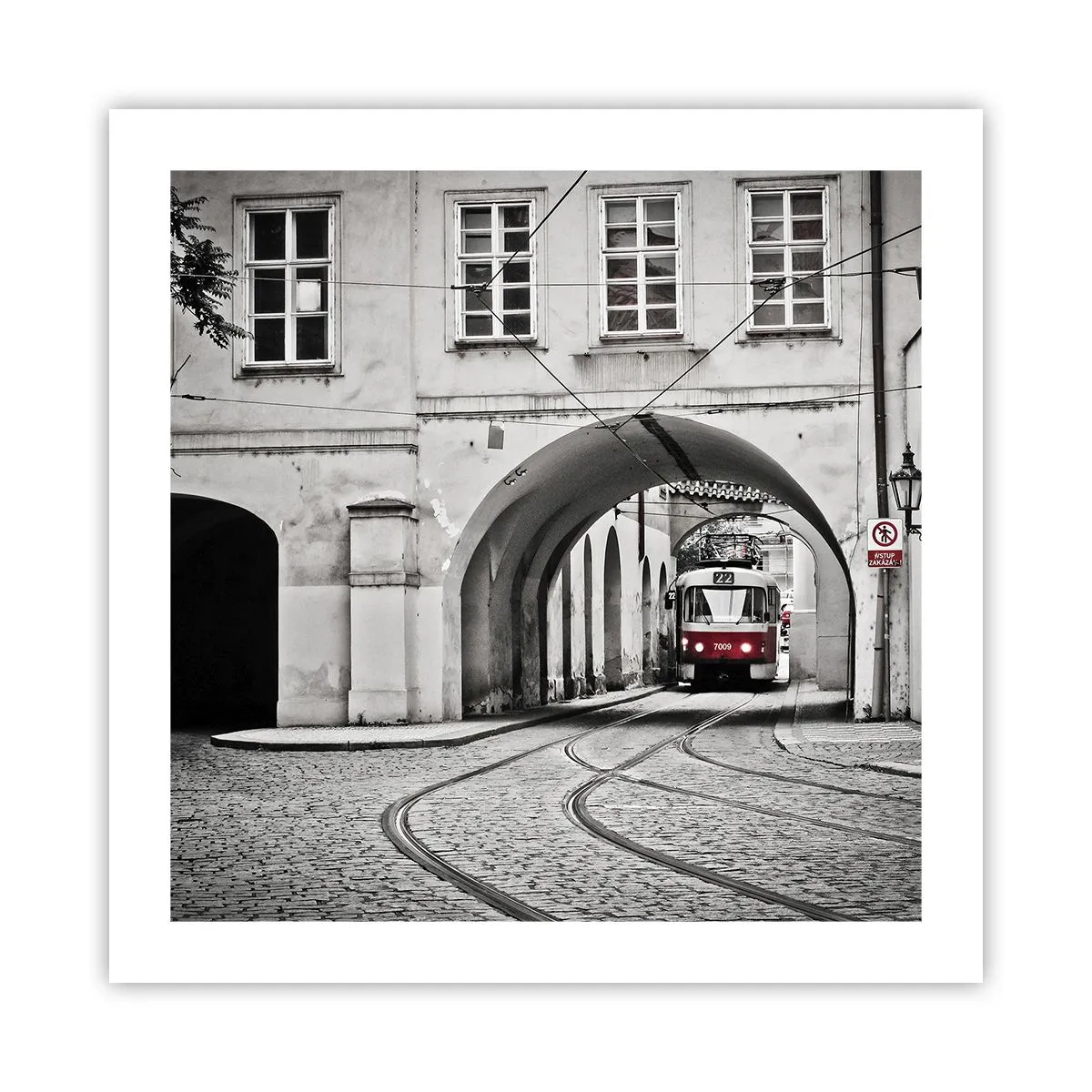 Póster - A través del laberinto urbano - 50x50 cm