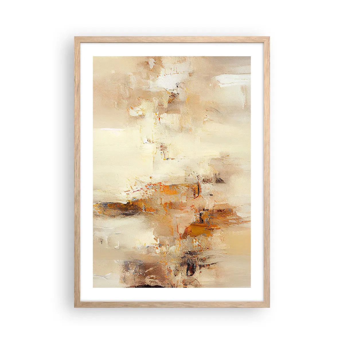 Póster en marco roble claro - El alma del ámbar - 50x70 cm