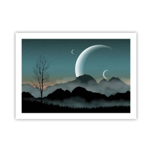 Póster - Un carnaval de noche estrellada - 70x50 cm