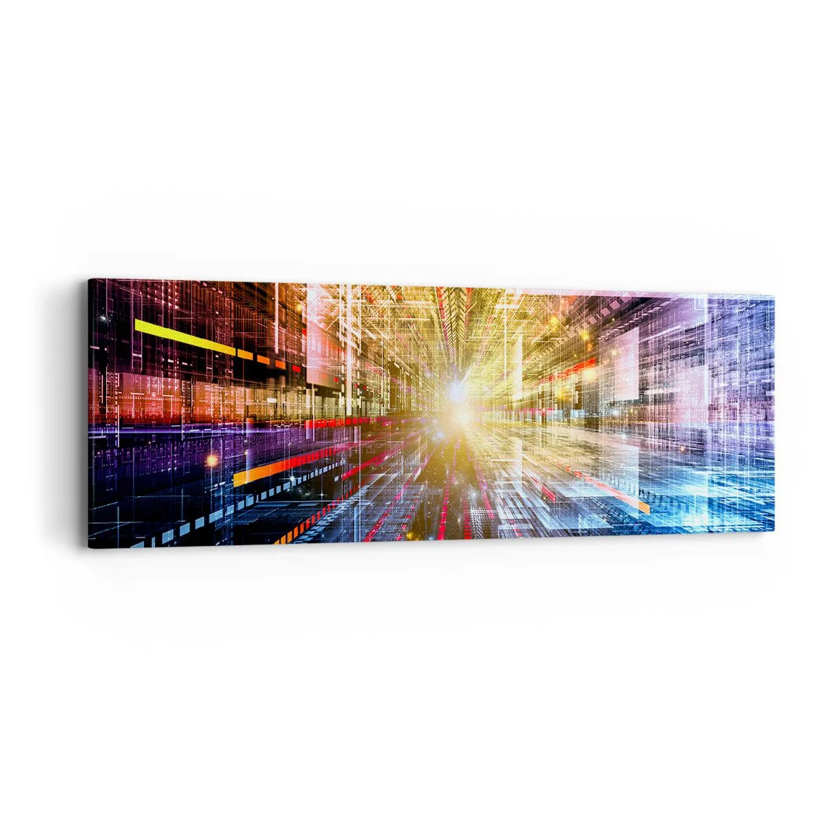 Cuadro sobre lienzo - Impresión de Imagen - Un pasillo luminoso - 90x30 cm