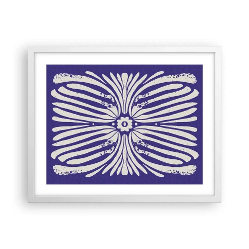 Póster en marco blanco - Inspiraciones étnicas - 50x40 cm