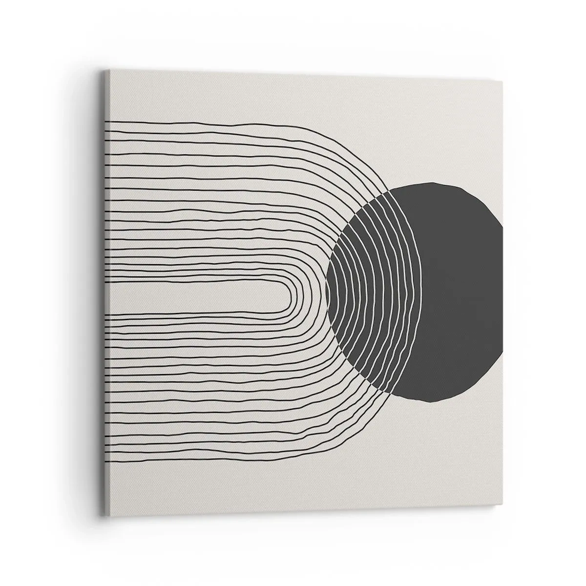 Cuadro sobre lienzo - Impresión de Imagen - Temblor y certeza - 70x70 cm