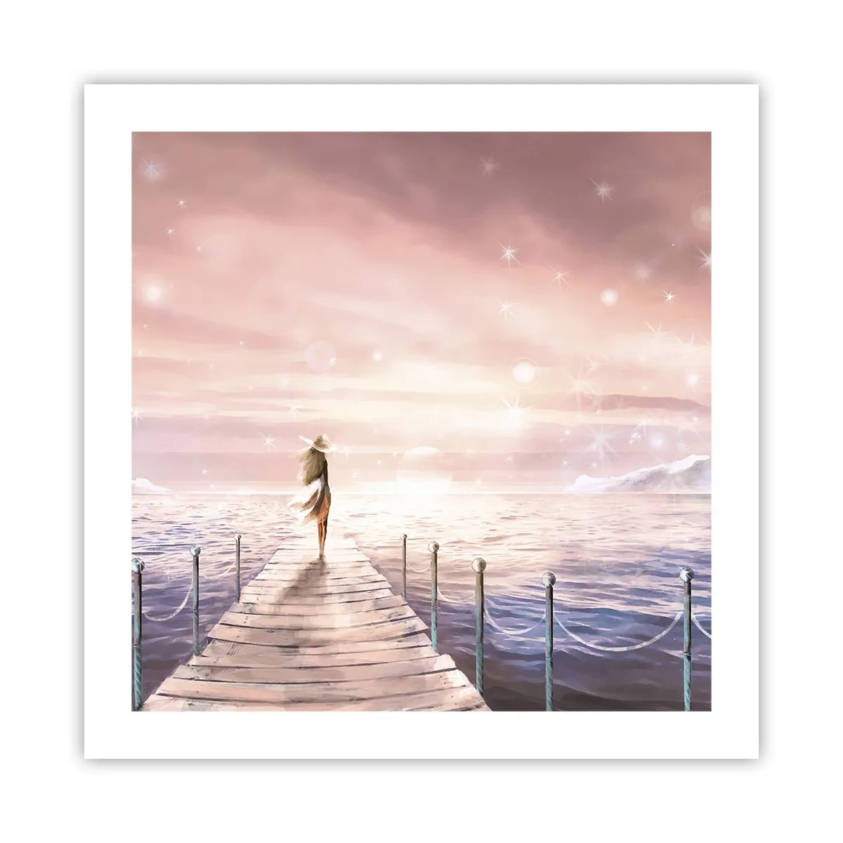 Póster - A la luz de un sueño - 50x50 cm