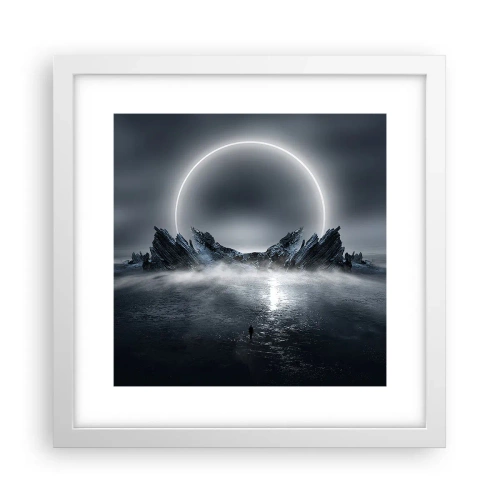 Póster en marco blanco - El final del cuento - 30x30 cm