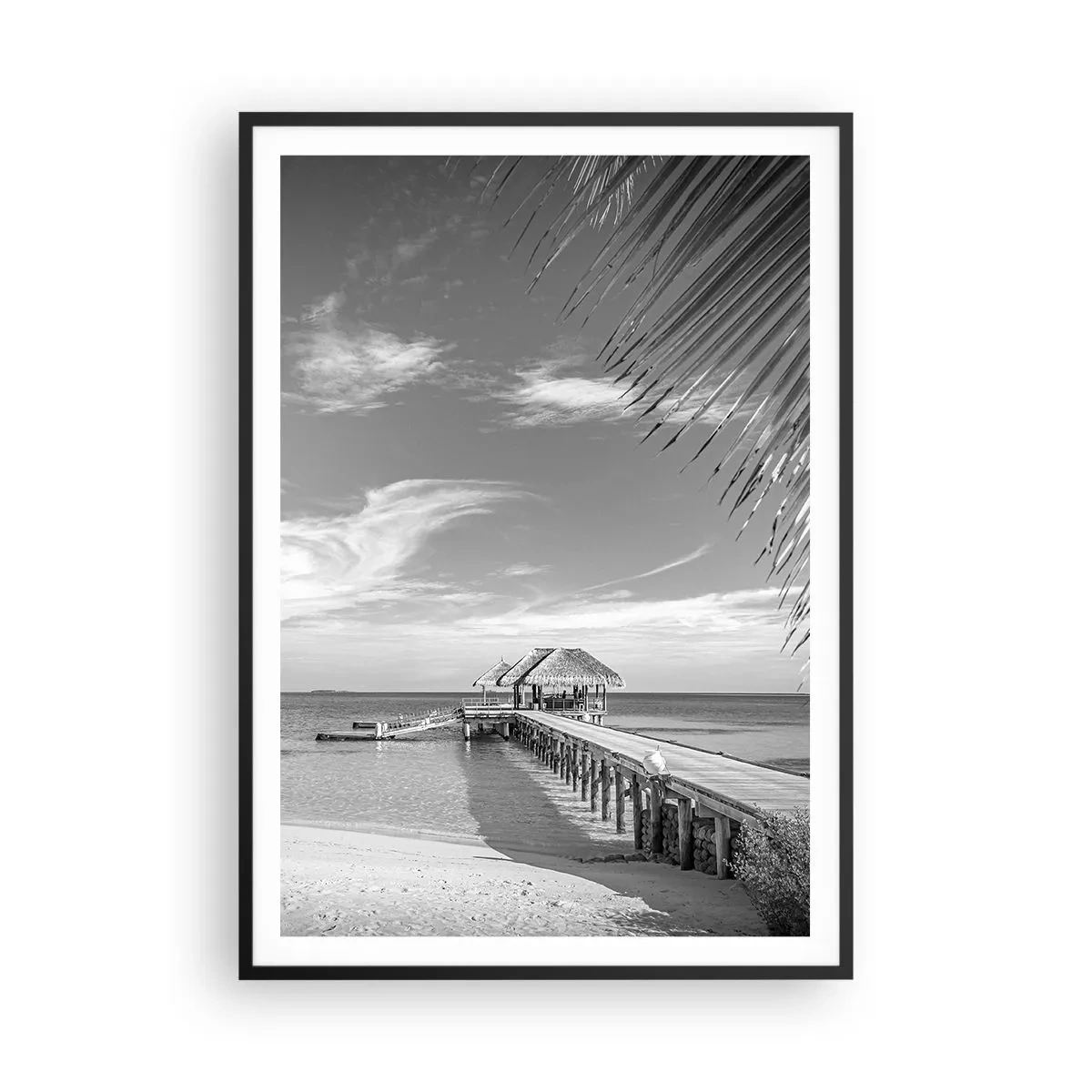 Póster en marco negro - ¿Un recuerdo o un sueño? - 70x100 cm