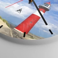 Esfera sin numeración, con rayas