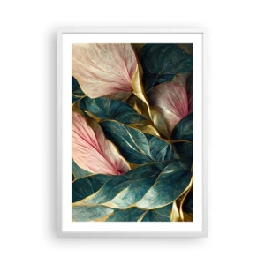 Póster en marco blanco - Elegancia y estilo naturales - 50x70 cm