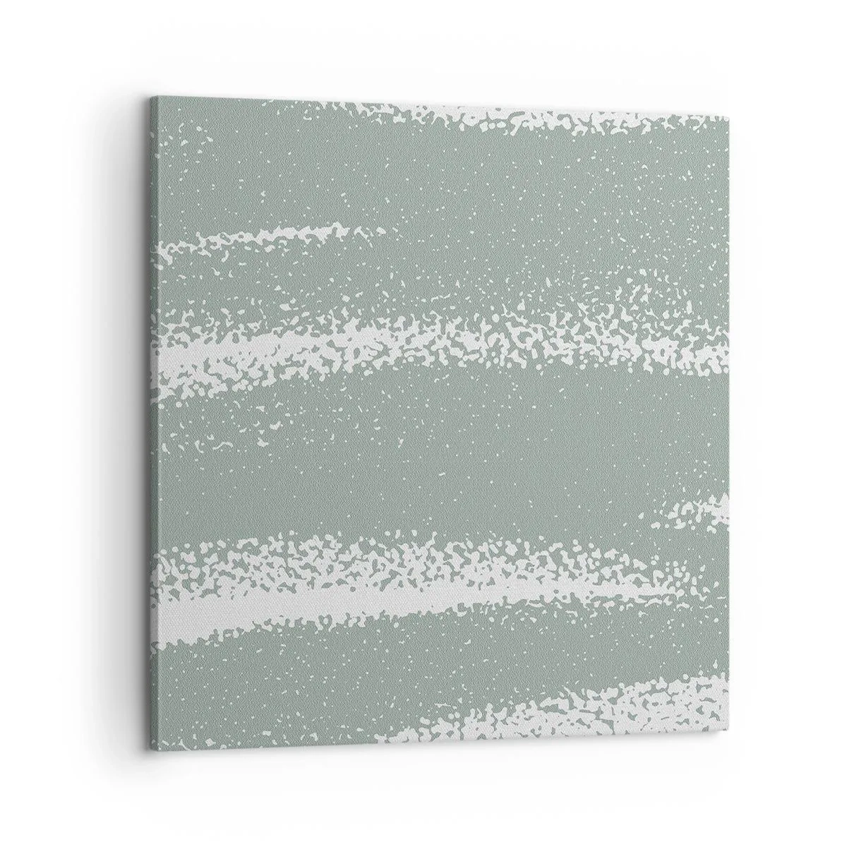 Cuadro sobre lienzo - Impresión de Imagen - Abstracción invernal - 60x60 cm