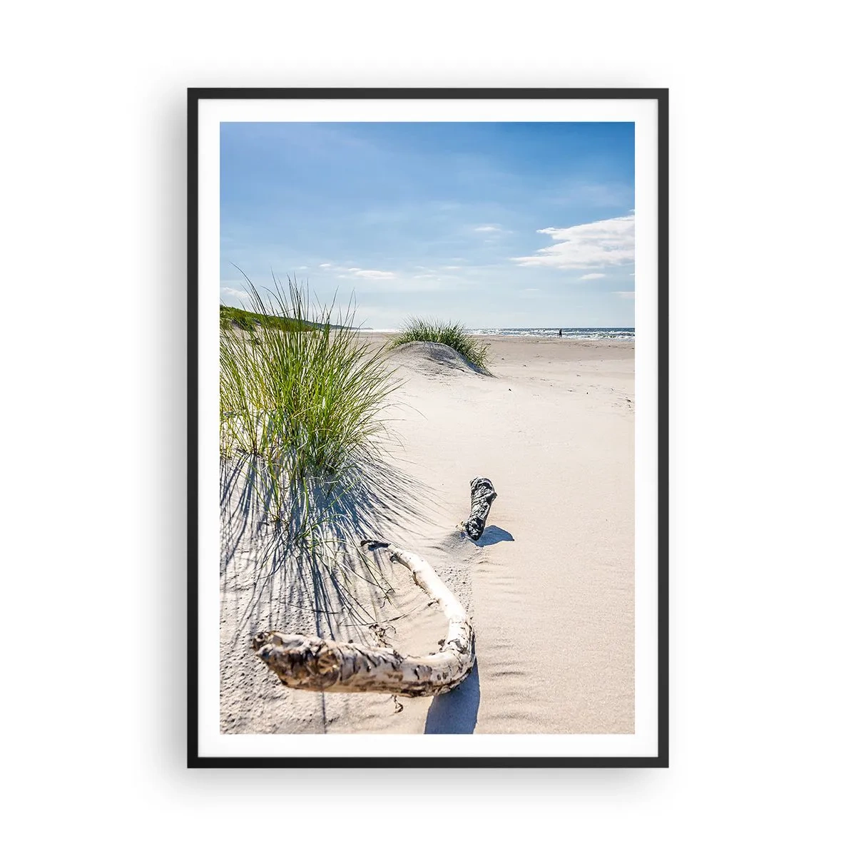 Póster en marco negro - ¿La más bella? Báltico - 70x100 cm