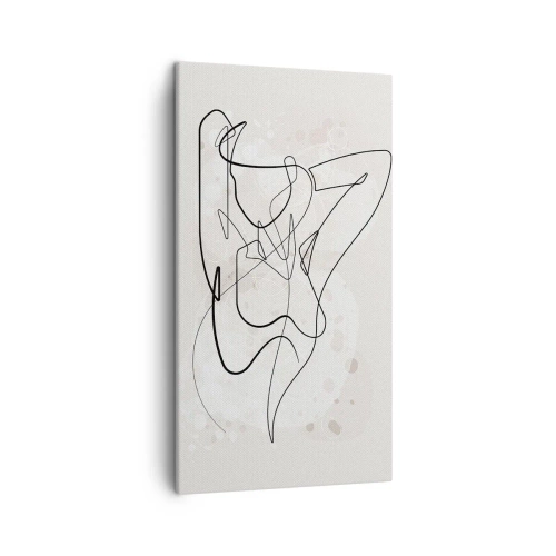 Cuadro sobre lienzo - Impresión de Imagen - El arte de la seducción - 45x80 cm