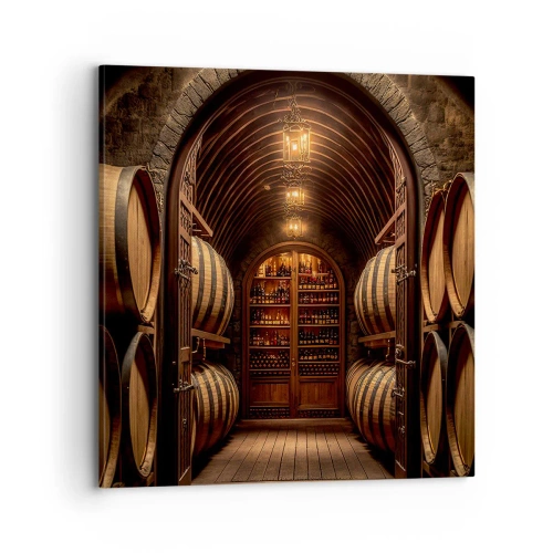 Cuadro sobre lienzo - Impresión de Imagen - Sótano atmosférico - 70x70 cm