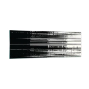 Cuadro sobre vidrio - Impresiones sobre Vidrio - Ondas y vibraciones - 90x30 cm