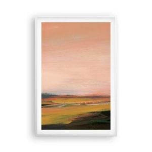 Póster en marco blanco - En tono rosa - 61x91 cm