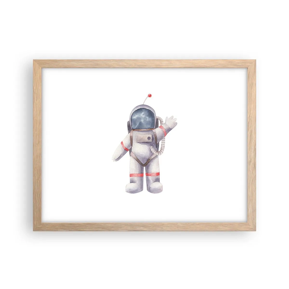 Póster en marco roble claro - Esto es todo por ahora - 40x30 cm