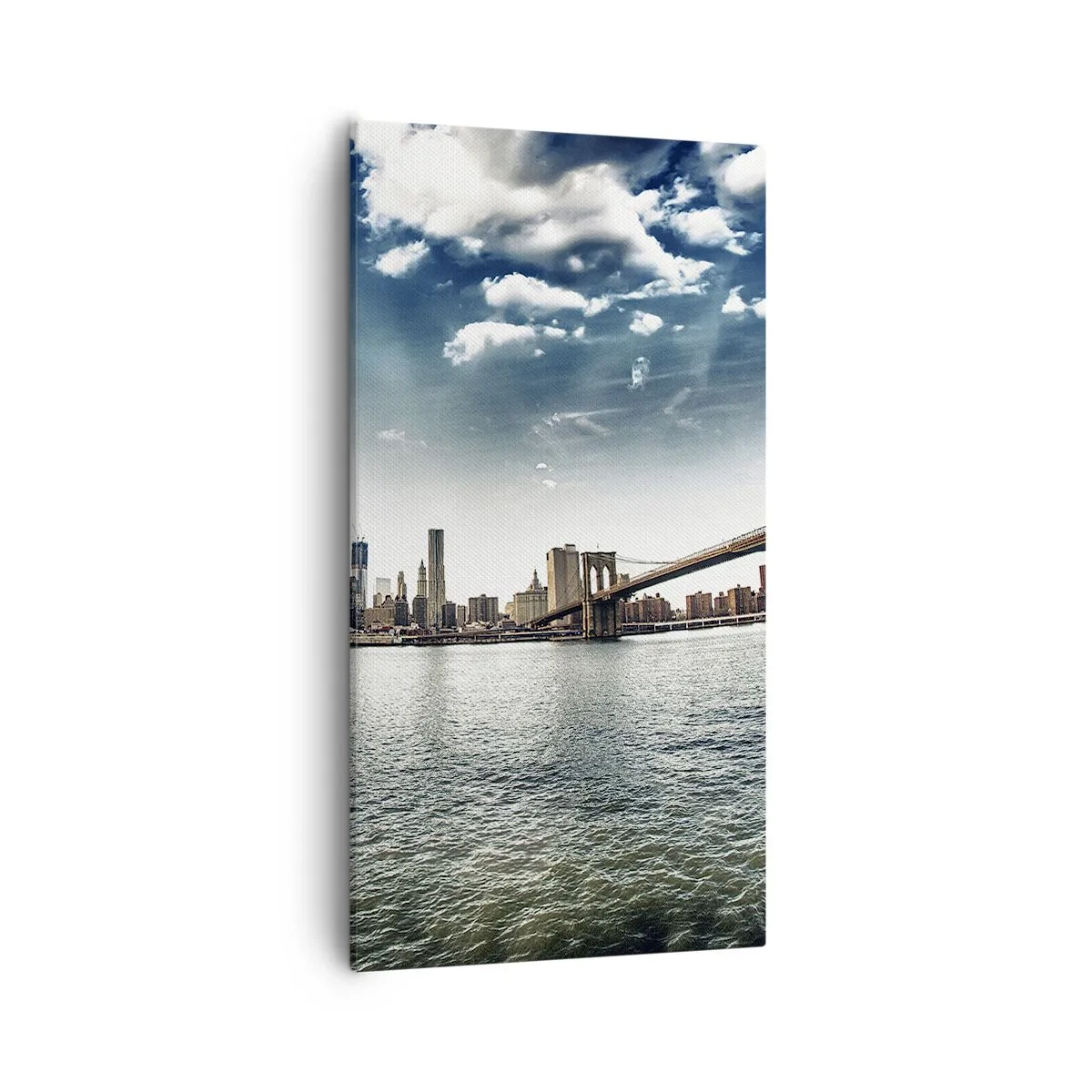 Cuadro sobre lienzo - Impresión de Imagen - Isla de cristal - 55x100 cm