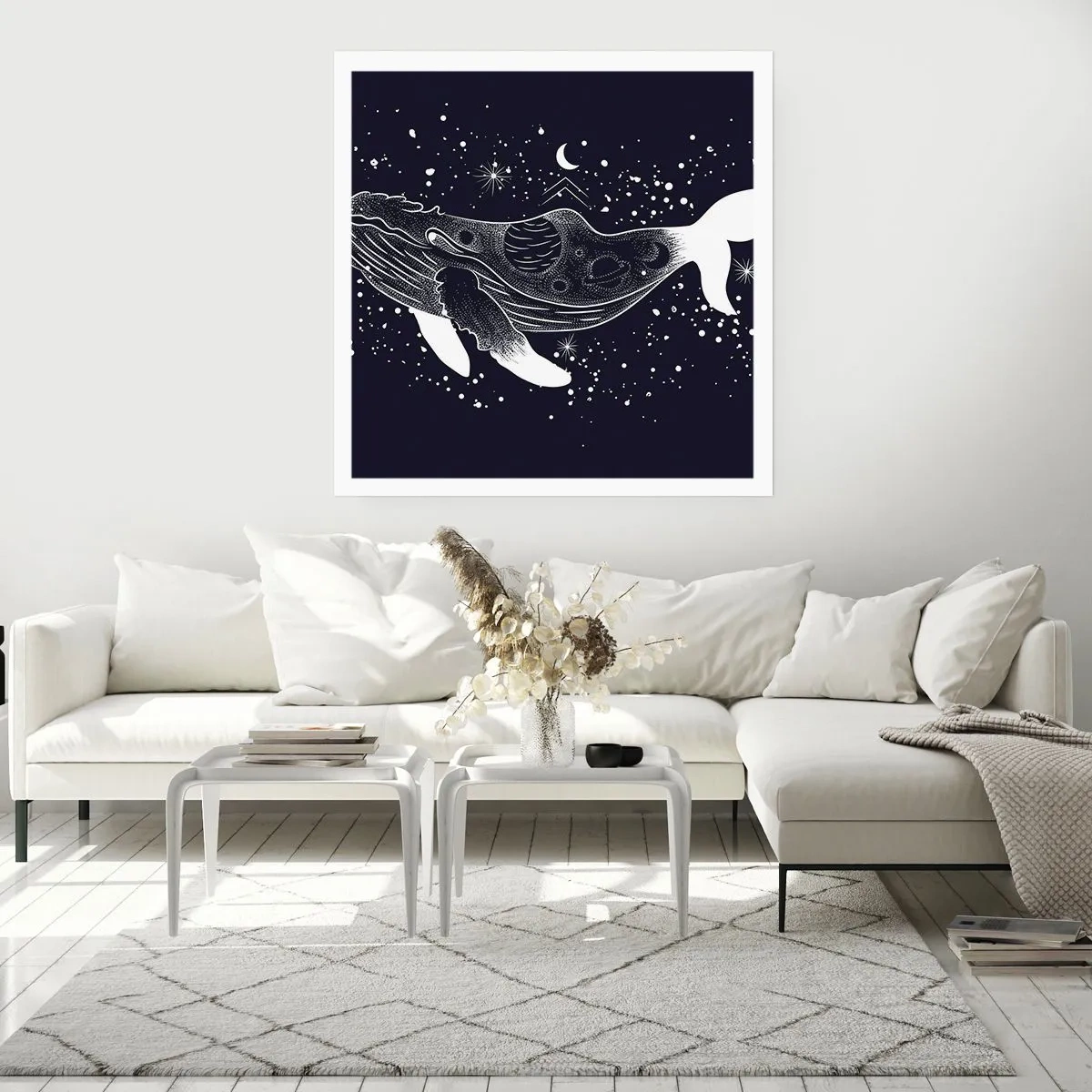 Póster - En el océano del universo - 60x60 cm