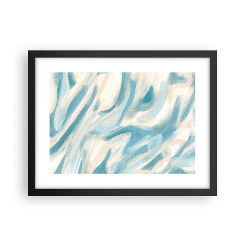 Póster en marco negro - Brisas primaverales - 40x30 cm