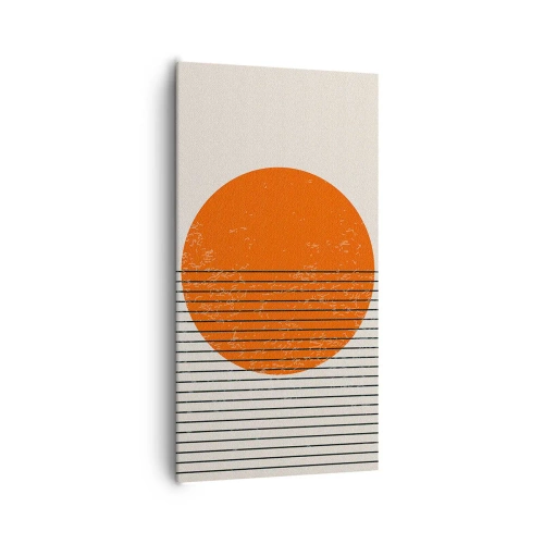 Cuadro sobre lienzo - Impresión de Imagen - Siempre el sol - 65x120 cm