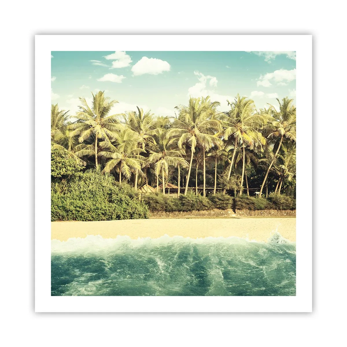 Póster - ¿Qué tal aquí? - 60x60 cm