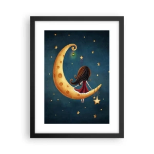 Póster en marco negro - Érase una vez... - 30x40 cm