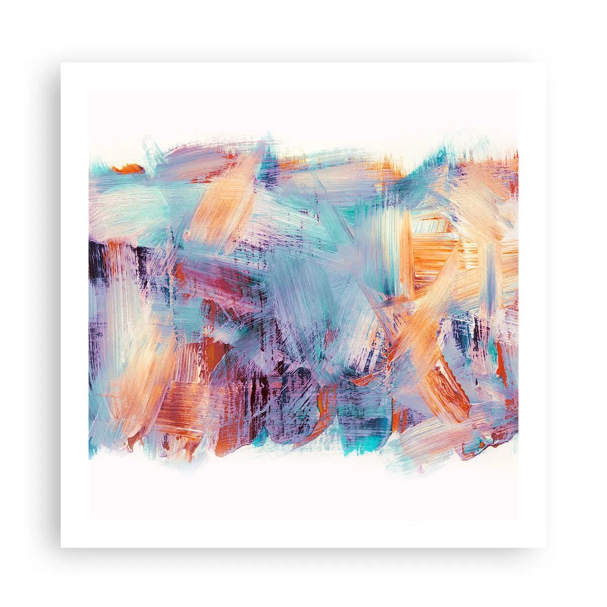Póster - Colorido desorden - 60x60 cm