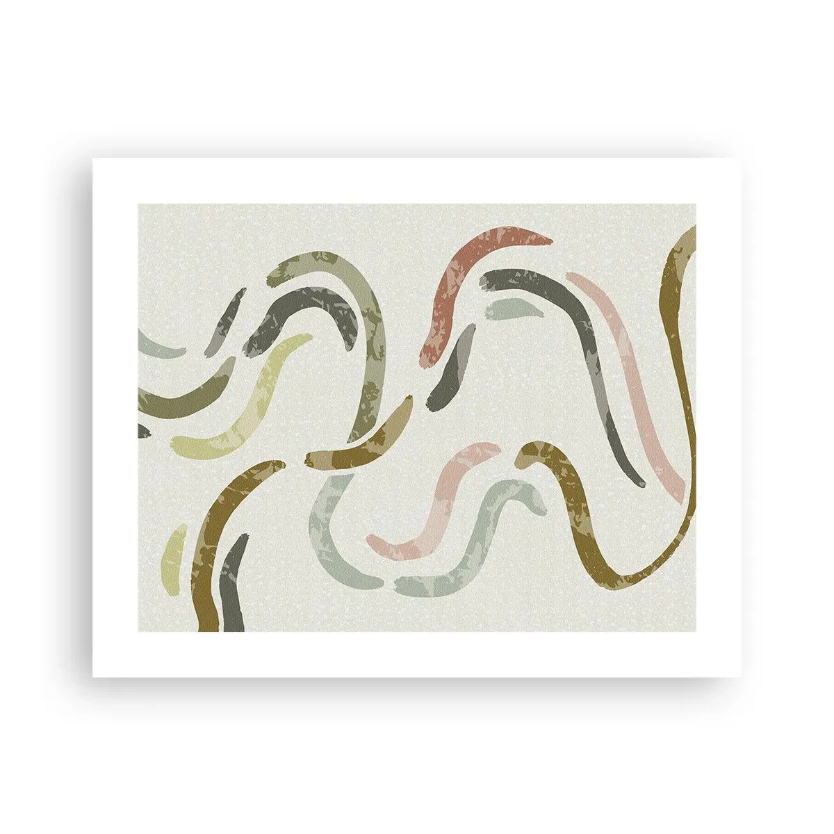 Póster - La alegre danza de la abstracción - 50x40 cm