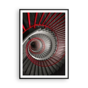 Póster en marco negro - Juegos arquitectónicos - 70x100 cm