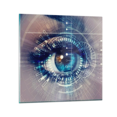 Cuadro sobre vidrio - Impresiones sobre Vidrio - Crees que me conoces - 30x30 cm