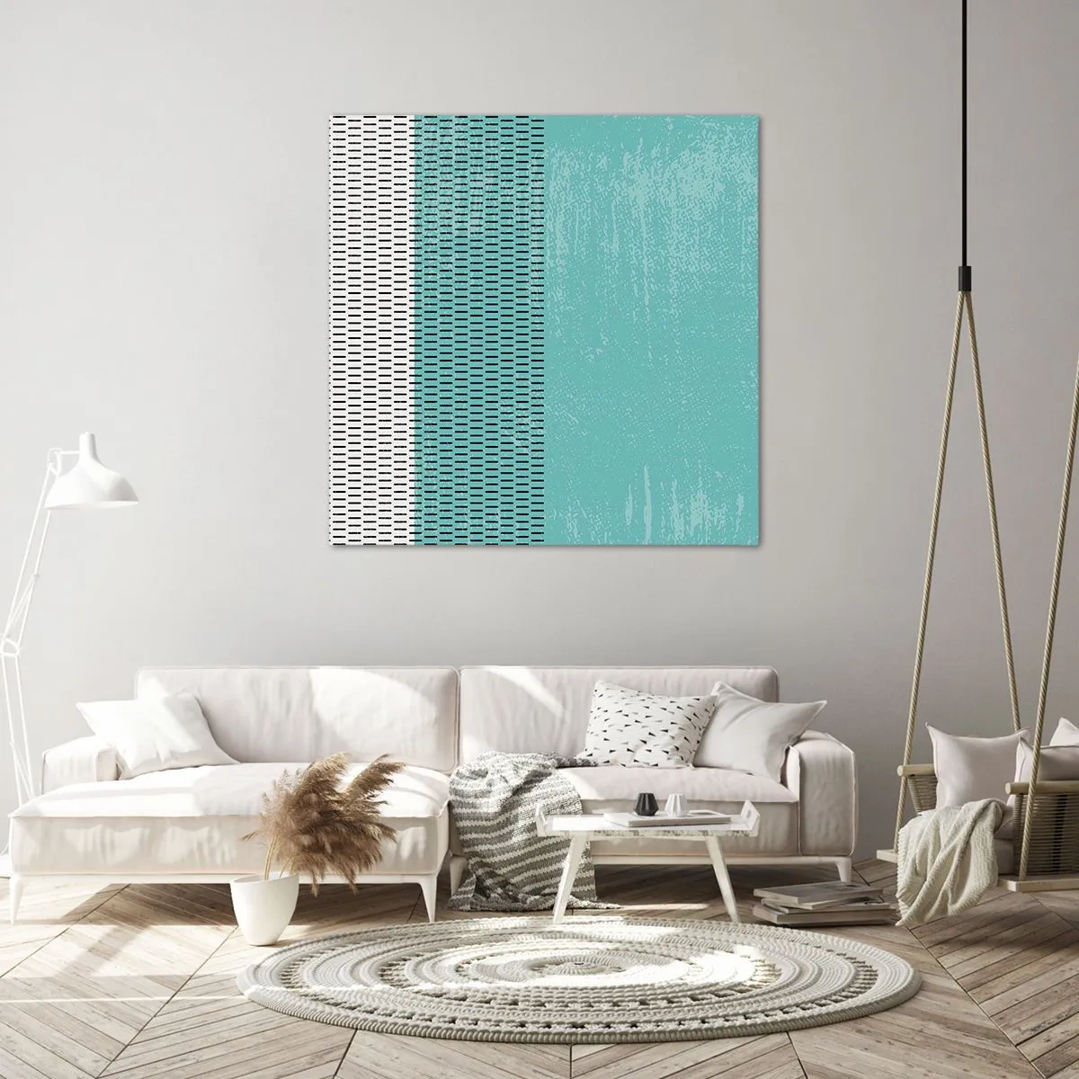 Cuadro sobre lienzo - Impresión de Imagen - Composición equilibrada - 60x60 cm