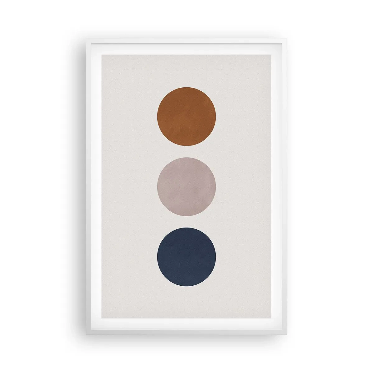 Póster en marco blanco - Símbolo de perfección - 61x91 cm