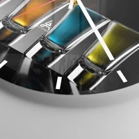 Esfera sin numeración, con rayas