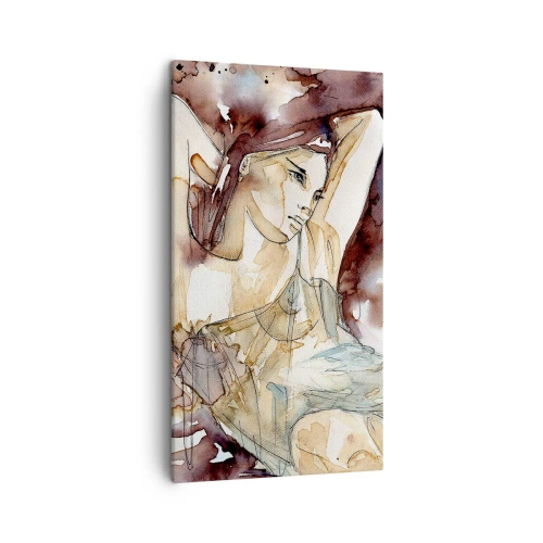 Cuadro sobre lienzo - Impresión de Imagen - En un estado de ánimo armónico - 45x80 cm