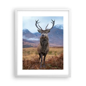 Póster en marco blanco - En mi propia tierra - 40x50 cm