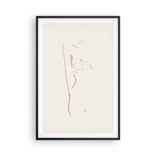 Póster en marco negro - La forma del deseo - 61x91 cm