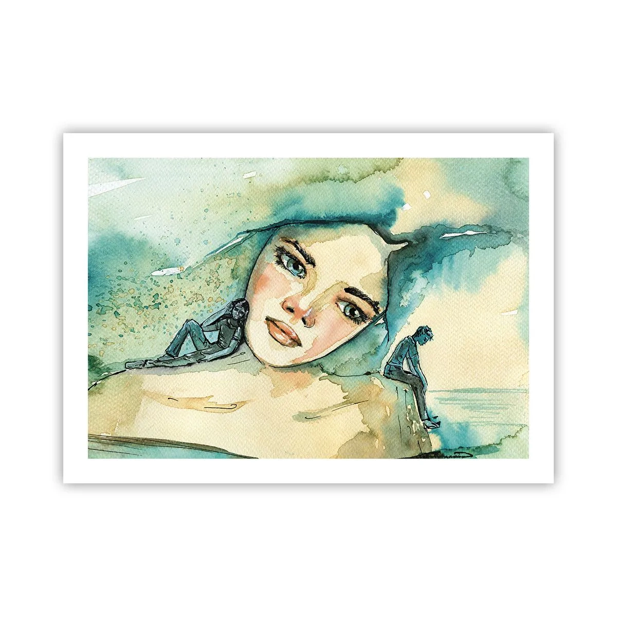 Póster - ¿Soy azul? - 70x50 cm