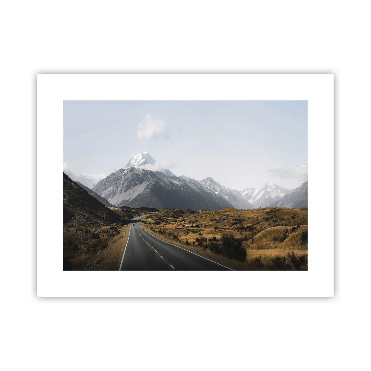Póster - El camino al corazón de las montañas - 40x30 cm