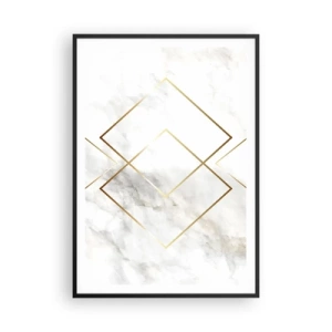 Póster en marco negro - Una vista al infinito - 70x100 cm