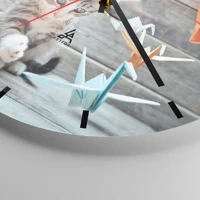 Esfera sin numeración, con rayas