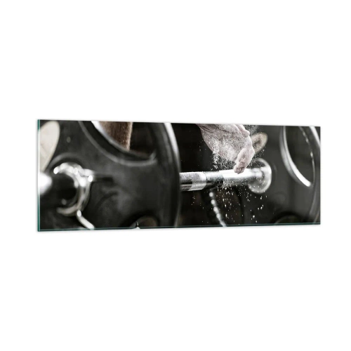 Cuadro sobre vidrio - Impresiones sobre Vidrio - ¡Reto aceptado! - 90x30 cm