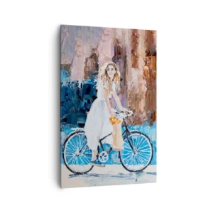 Cuadro sobre lienzo - Impresión de Imagen - Alegría por la mañana - 80x120 cm