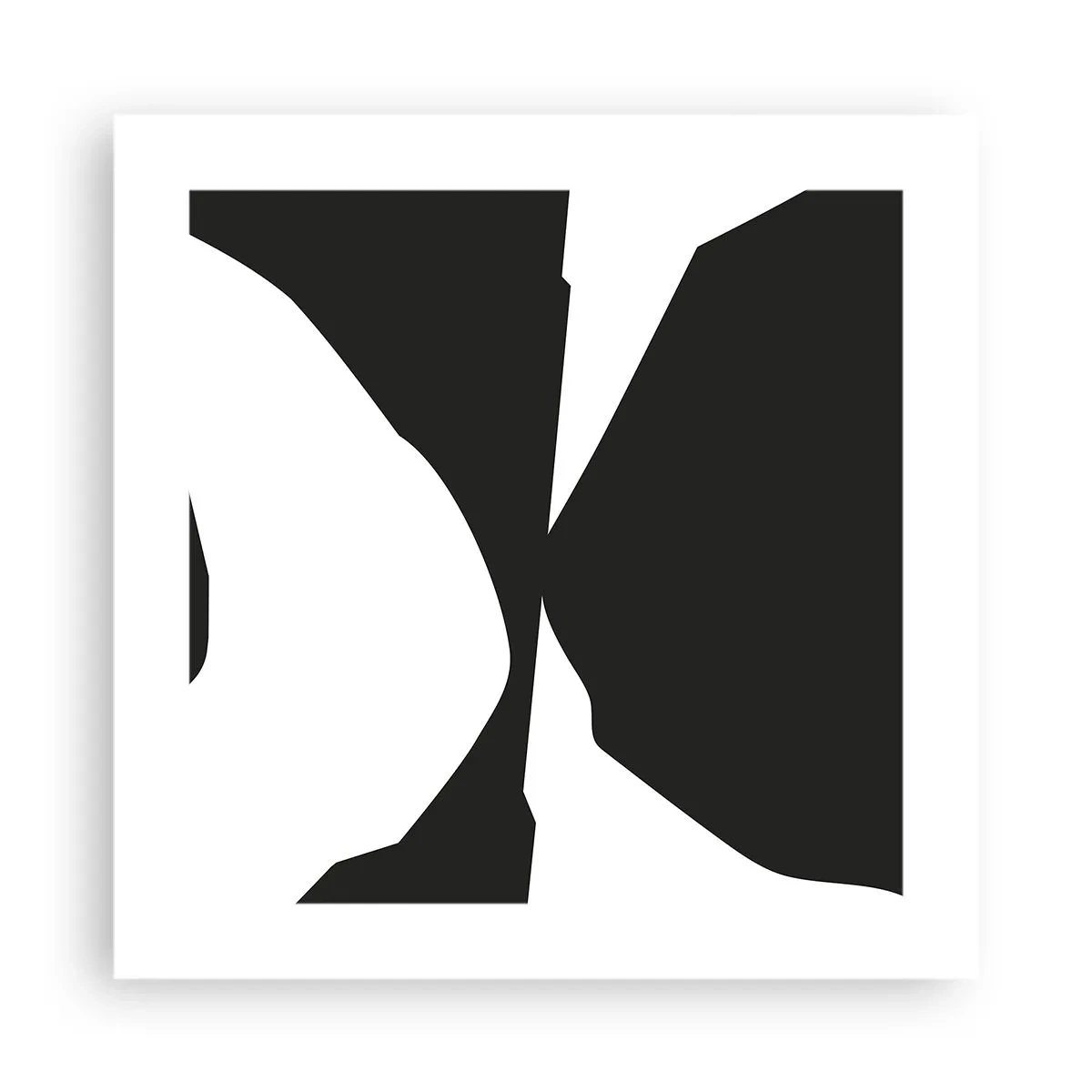 Póster - Positivo-negativo - 40x40 cm