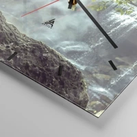 Esfera sin numeración, con rayas