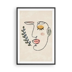 Póster en marco negro - Calma encontrada - 61x91 cm