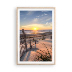 Póster en marco roble claro - El resplandor y la sombra del viento - 61x91 cm