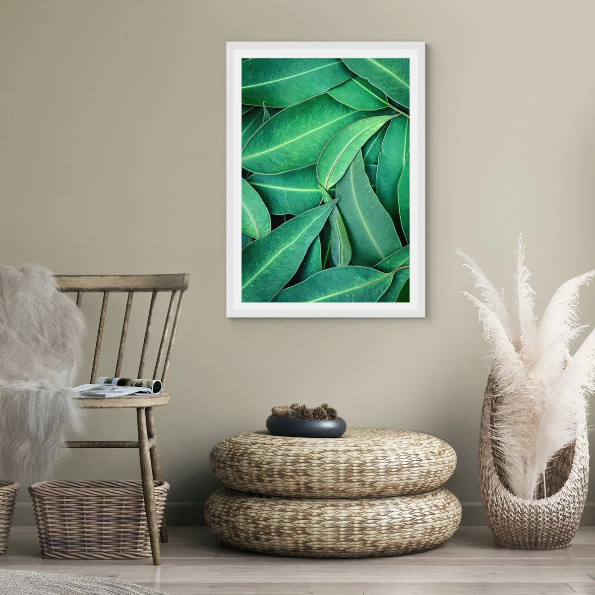 Póster en marco blanco - Jugosidad y frescura - 70x100 cm