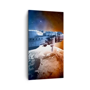 Cuadro sobre lienzo - Impresión de Imagen - Un observador atento - 45x80 cm