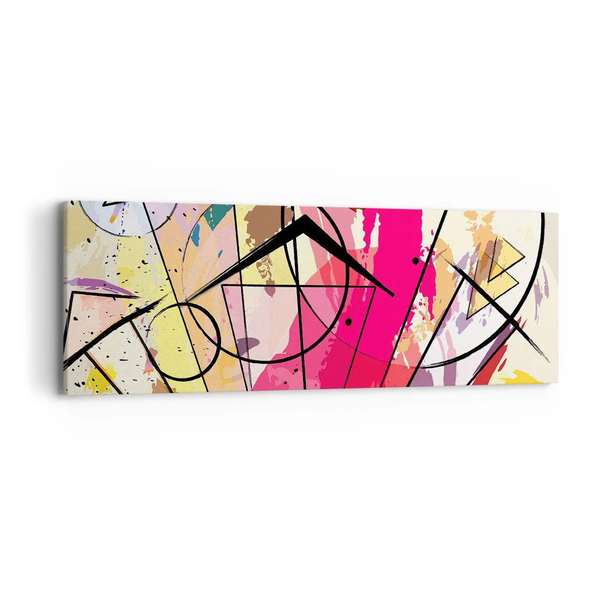 Cuadro sobre lienzo - Impresión de Imagen - Explosión - 90x30 cm