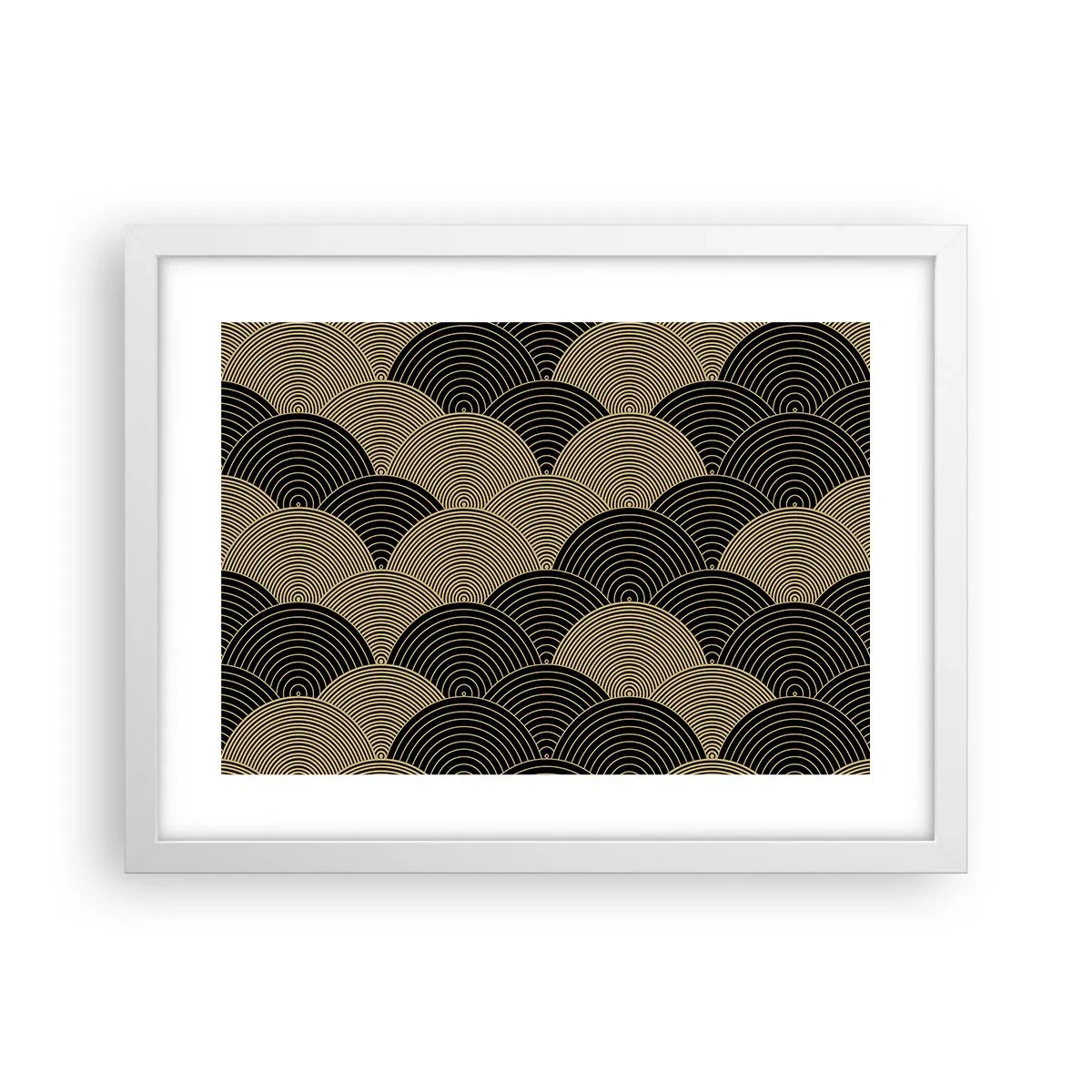 Póster en marco blanco - Multiplicación de la unidad - 40x30 cm