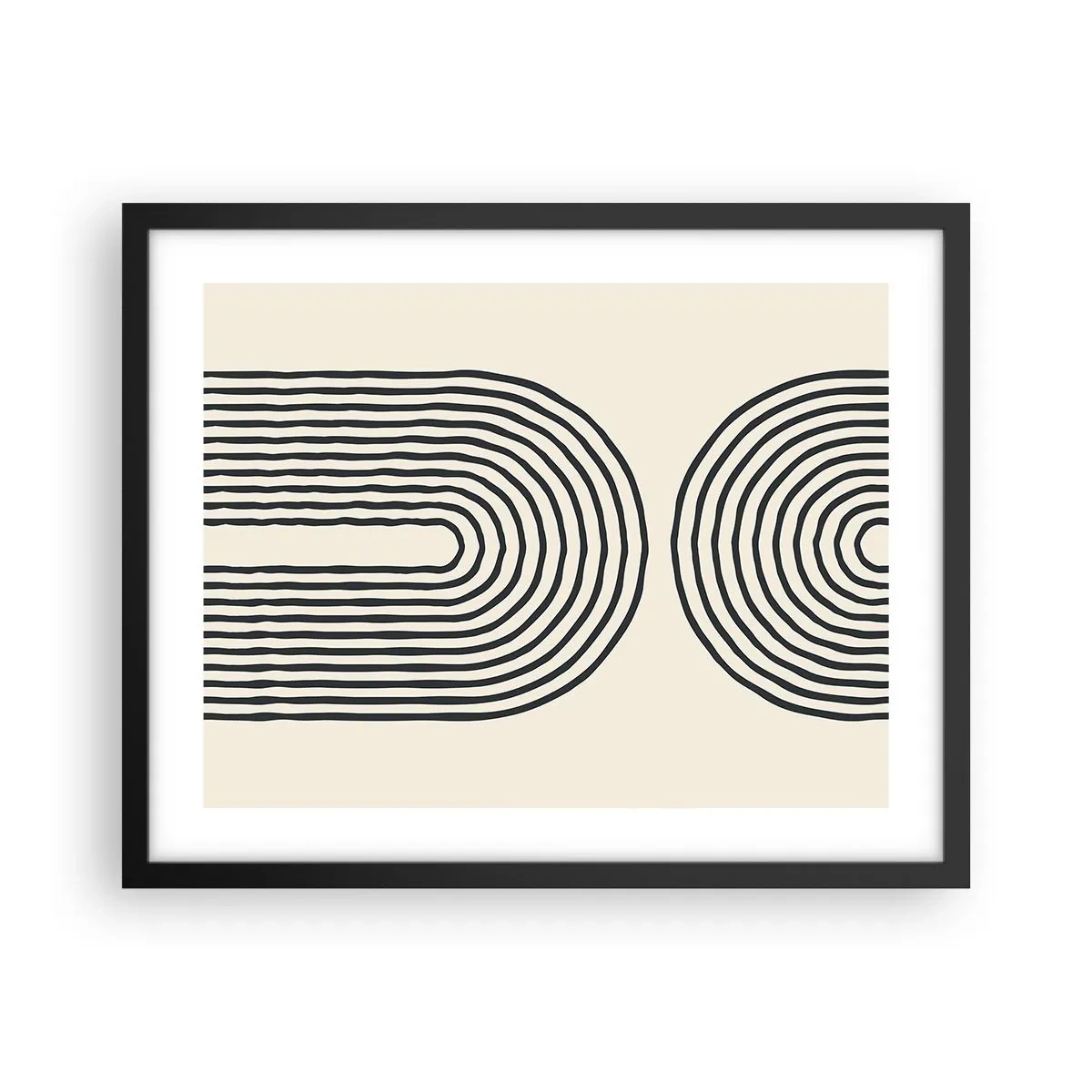 Póster en marco negro - Próximamente... - 50x40 cm